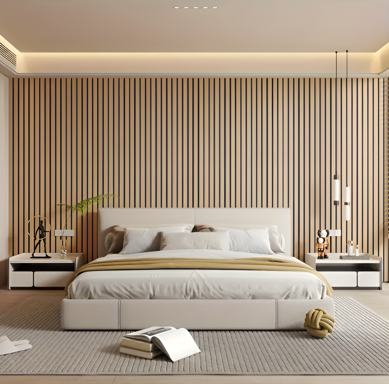3D acupanel - self-adhesive wall panelling for stylish rooms