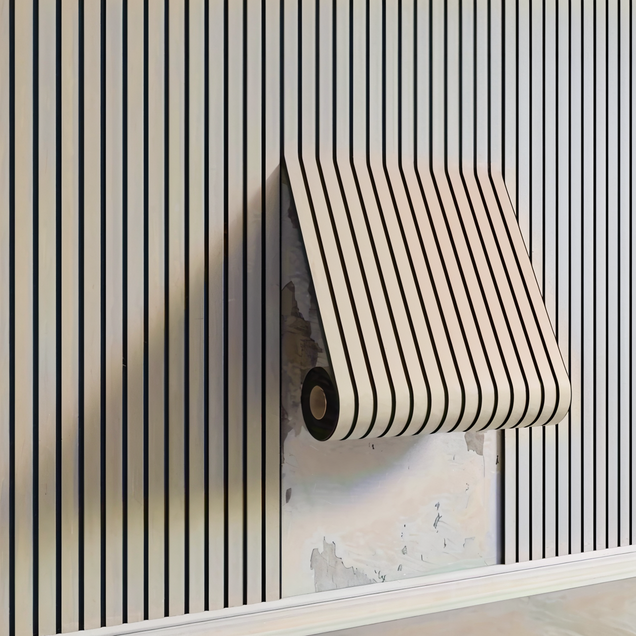 3D acupanel - self-adhesive wall panelling for stylish rooms