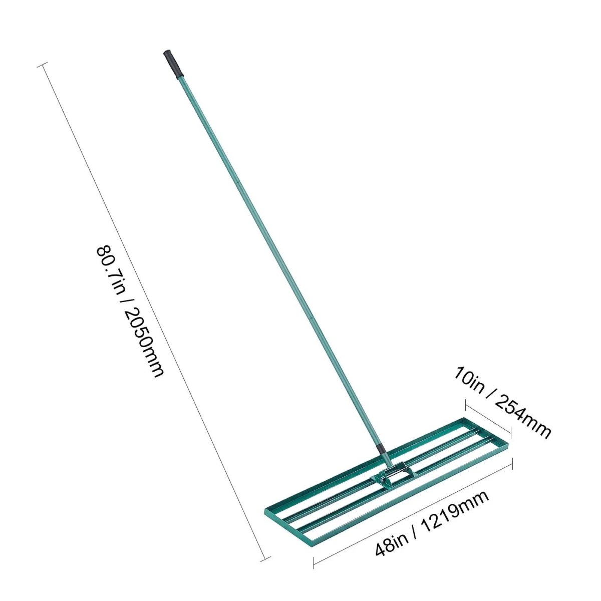 LevelPro TerraRake – Sturdy Lawn Leveling Rake with Extra-Long Handle