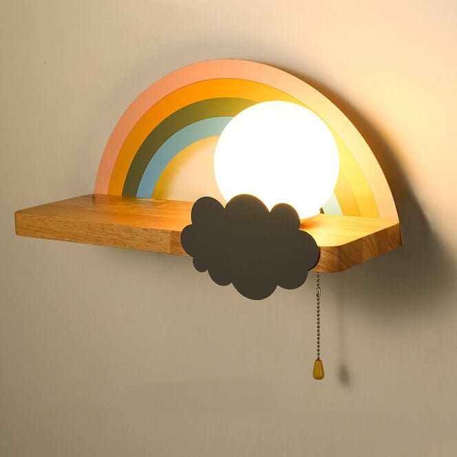 CARTOGLOW – Nordic rainbow wall lamp for children's rooms & bedrooms