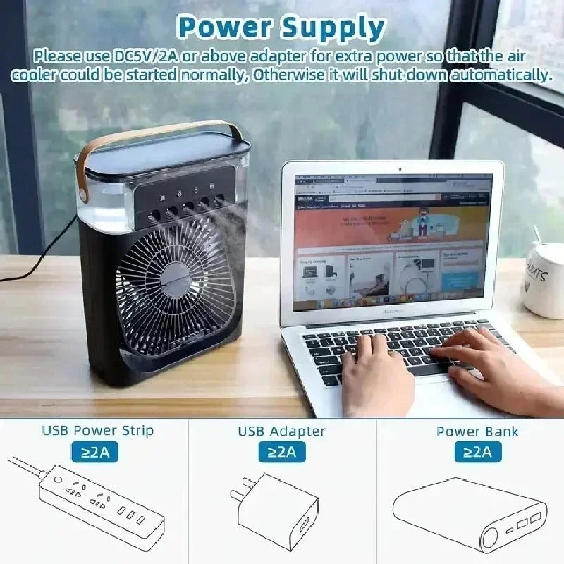 CoolBreeze Mini Klimaanlage – Tragbar & Energieeffizient für jeden Raum