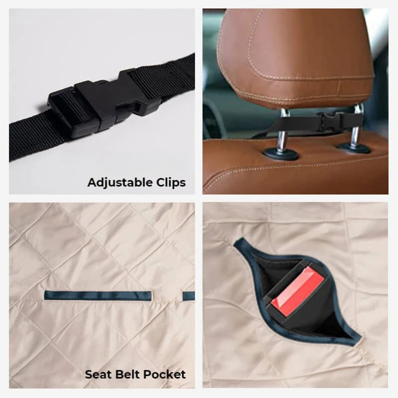 Rear seat dog lounge - Waterproof & protective for every car journey