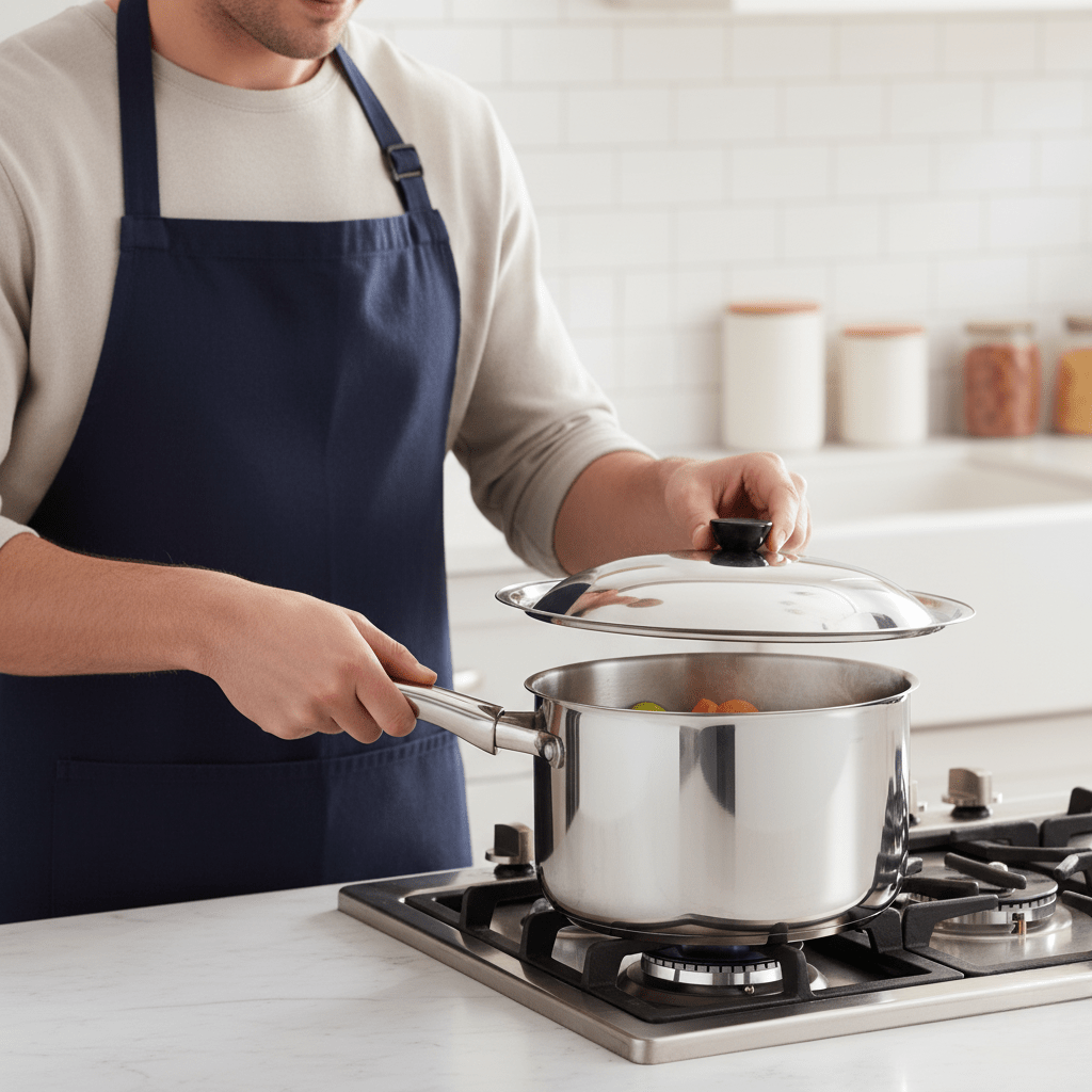 ProLid – Tapa universal robusta de acero inoxidable para woks y sartenes
