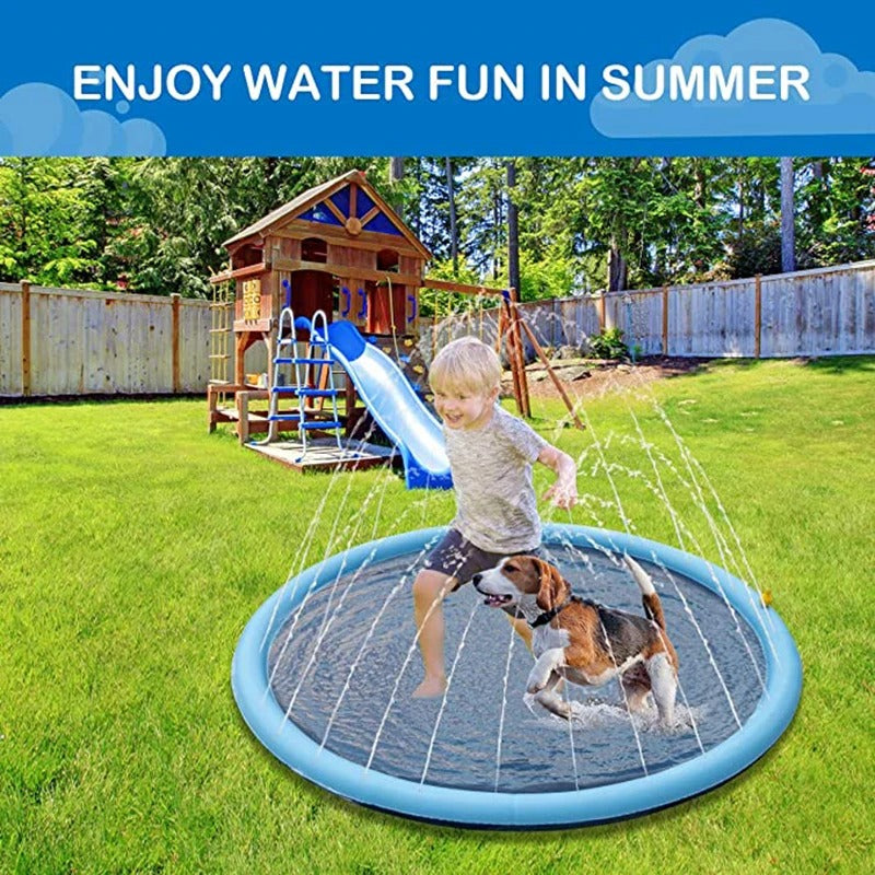 PetSplash Interactive Wasserpad – Refrescante y divertido para los días calurosos de verano con su mascota