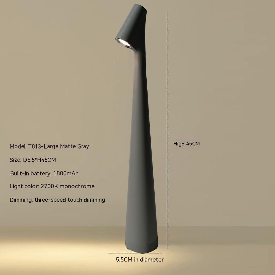 Variant image for Kabellose Tischlampe Schwarz LED Größe M Metall und Glas-4