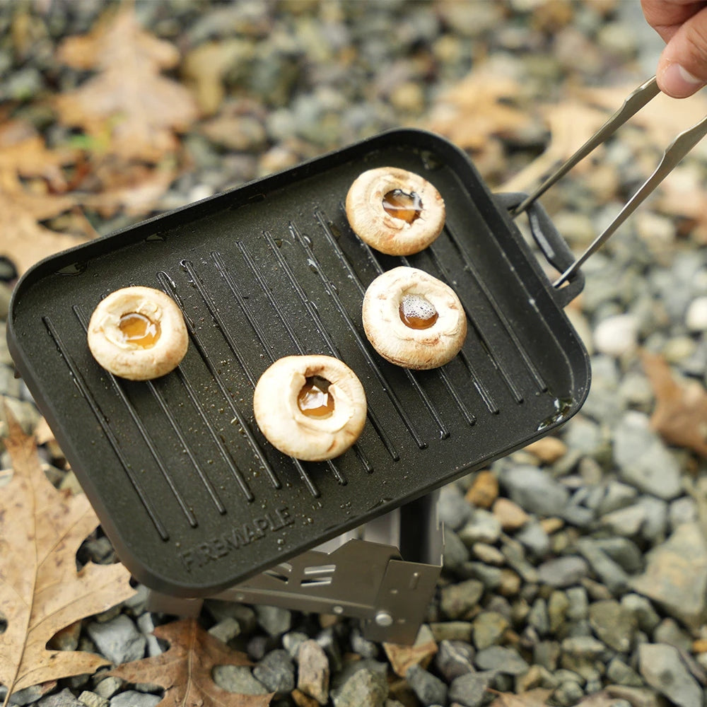 CampMaster mini grill plate set - Portable outdoor cookware