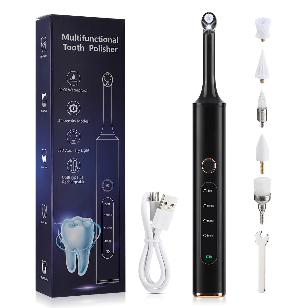 BRIGHTSMILE - Lucidatore dentale wireless 5 in 1 per denti bianchi e splendenti