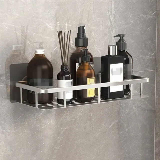 Estante adhesivo NordicShelf para baño – Sin taladro y con estilo para cualquier baño
