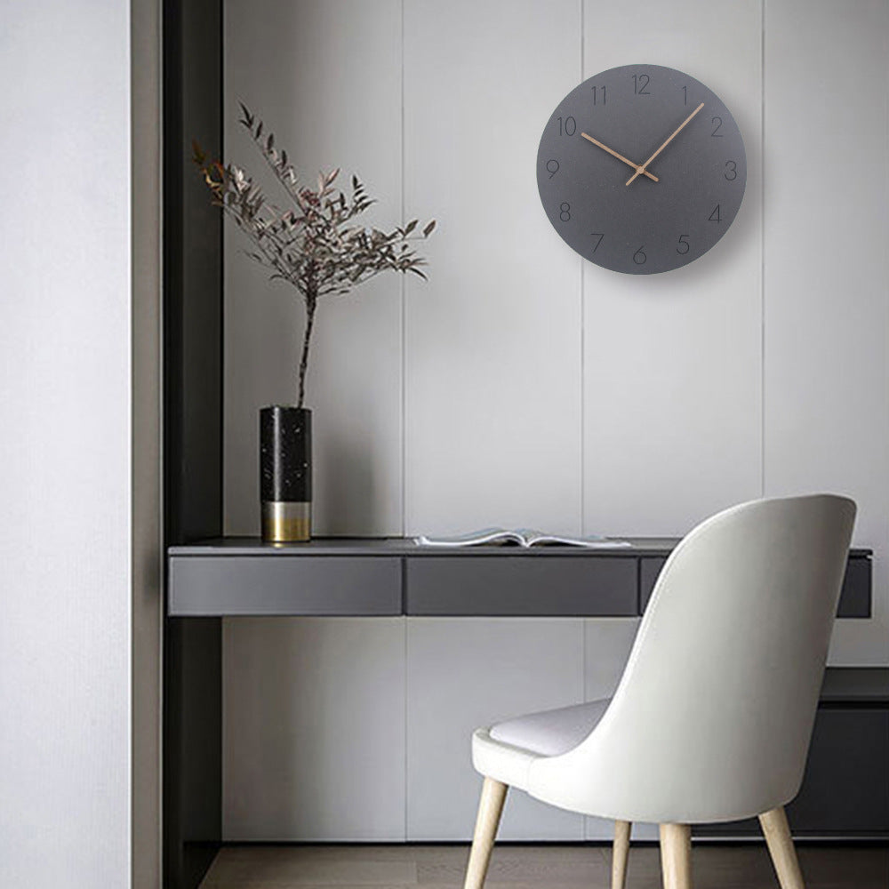 Stilvolle nordische Wanduhr - Stummes Design für ruhiges Interieur-2