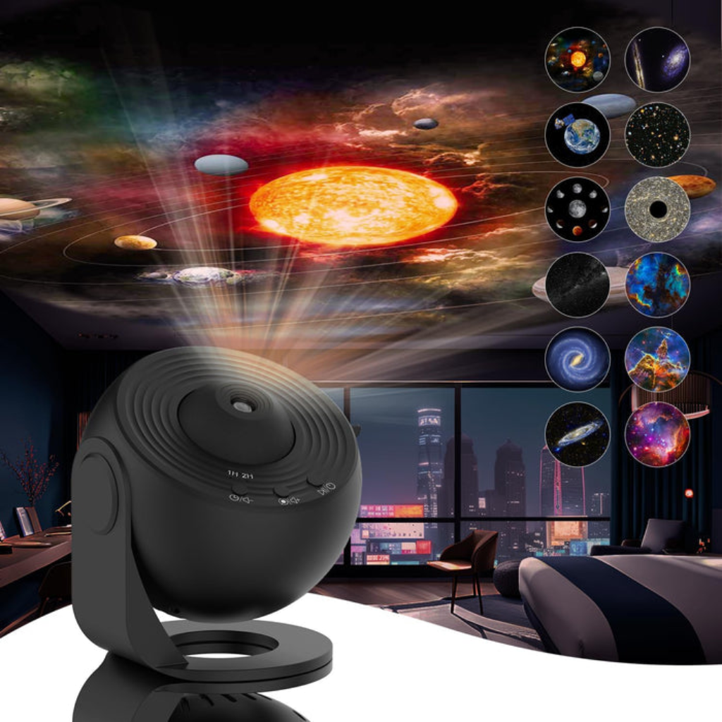 GalaxySky - HD starry sky projector with 13 galaxy discs