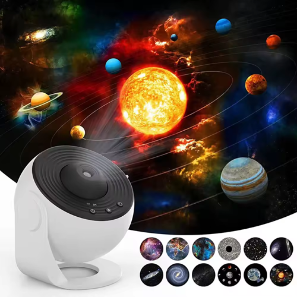 GalaxySky - HD starry sky projector with 13 galaxy discs