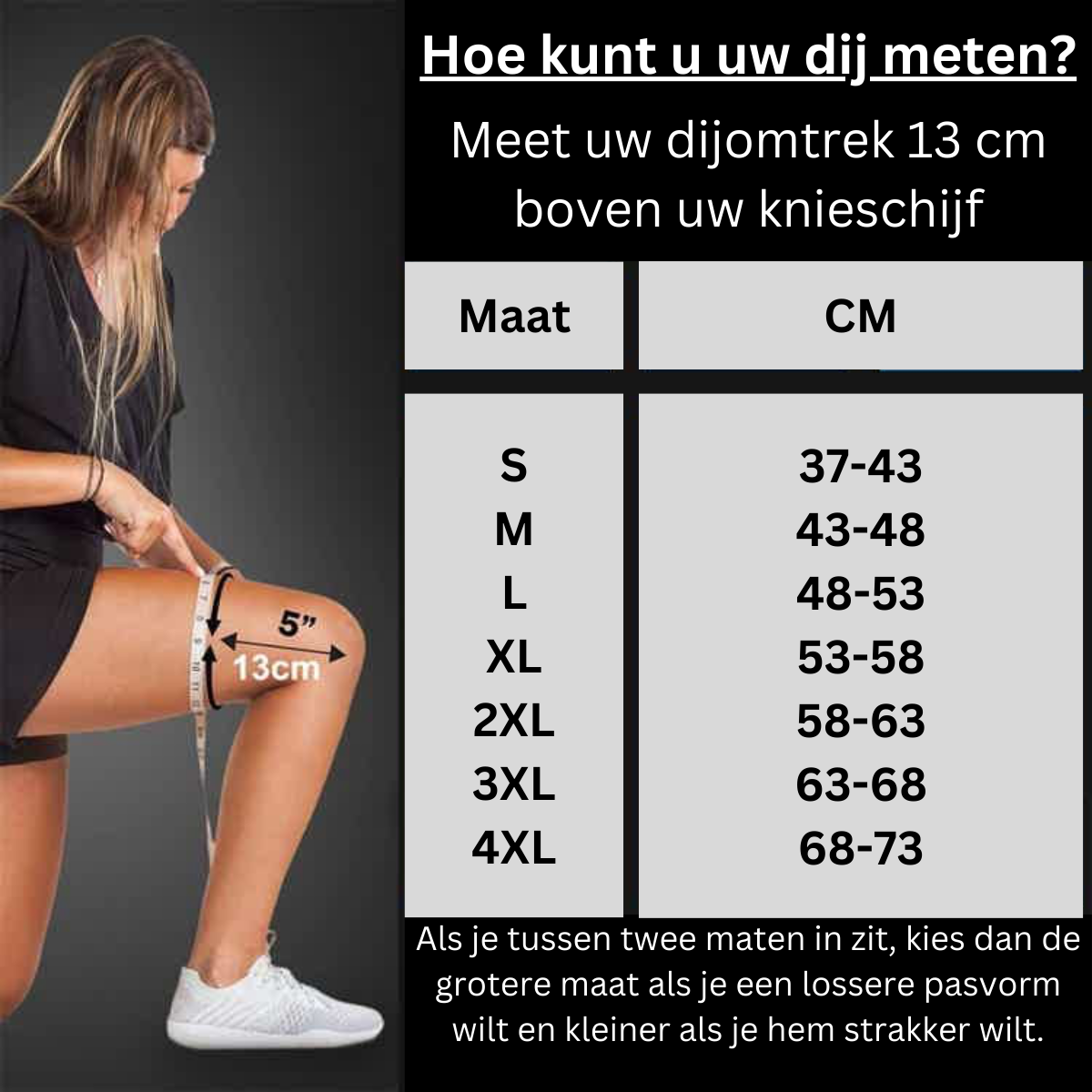 Power Pro Kniebandage Sport mit Silikonkissen für Stabilität und Komfort-3
