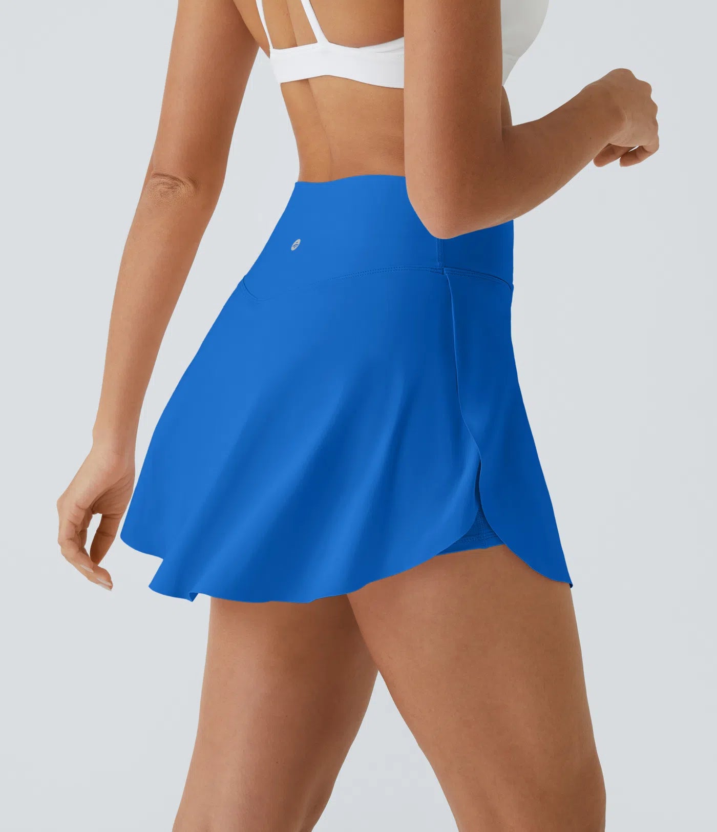 SOFTLYZERO LUCHTIGE ROK – Langer, luchtiger 2-in-1 sportrok met crossover tailleband & zijzak