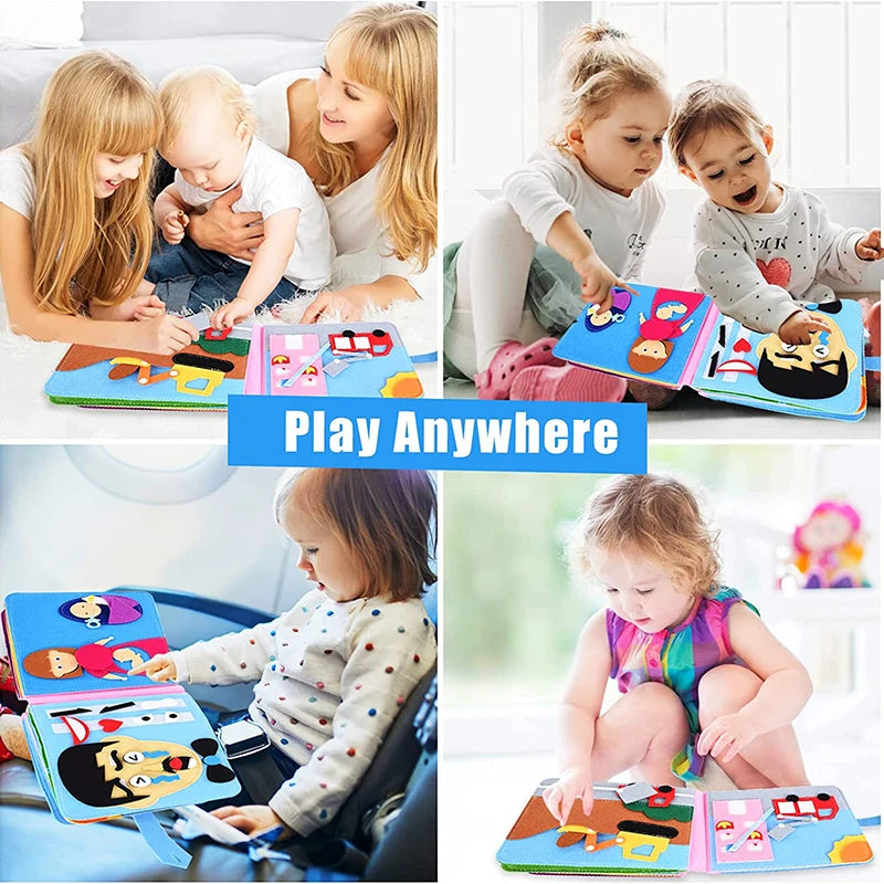 CurioSense Baby Board – Aprender y Descubrir en 3D para Niños Pequeños