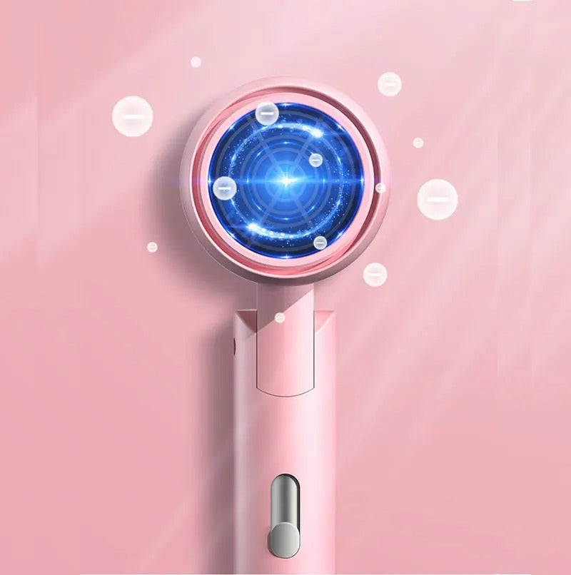 TRAVELBLOW - Sèche-cheveux pliable avec technologie ionique pour des cheveux brillants
