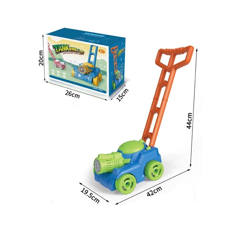 Bubblemaai Spielzeug - Magic Bubbles Rasenmäher für Kinder-3