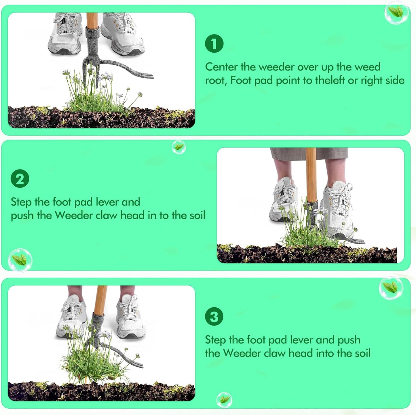 Claw weed remover - Robust garden tool
