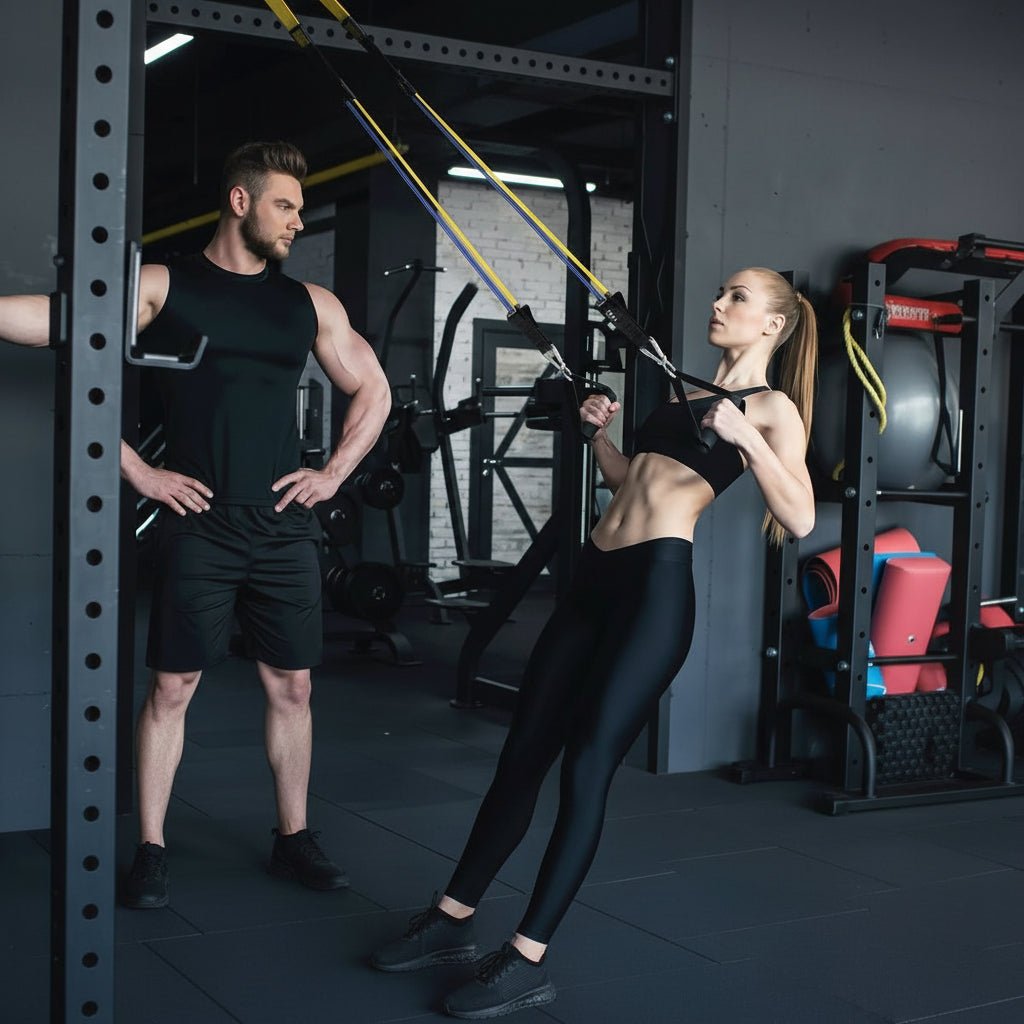 PowerFlex Resistance Bands – Resistance Band Set for Full-Body Training & Rehab with Handles, Ankle Straps & Door Anchor