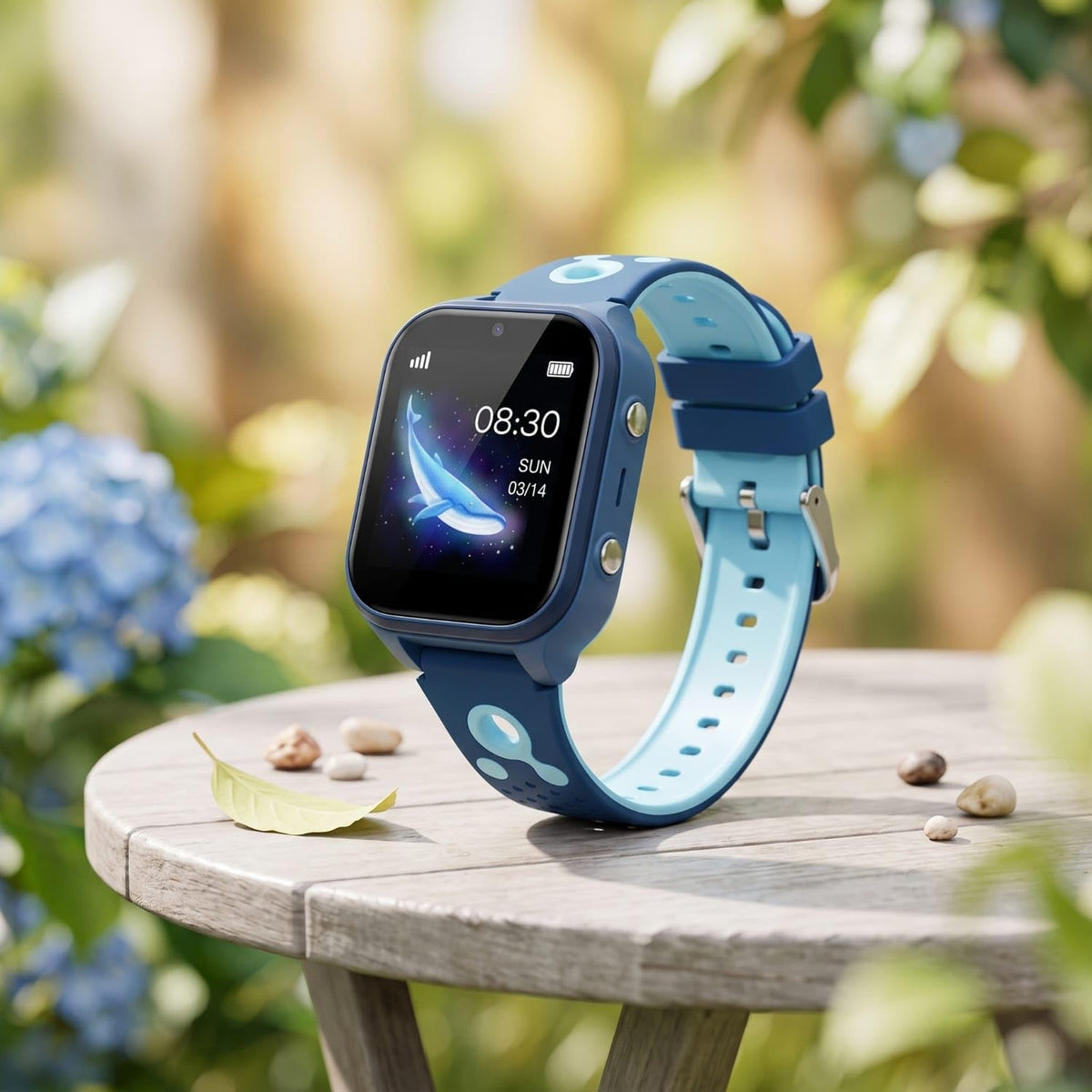 TRACKTOT – 4G Kinder-Smartwatch mit Touchscreen und Kamera