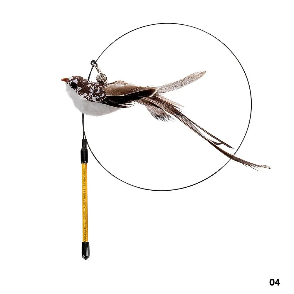 FLATTERN FREUND - Interactive cat toy with realistic bird movements