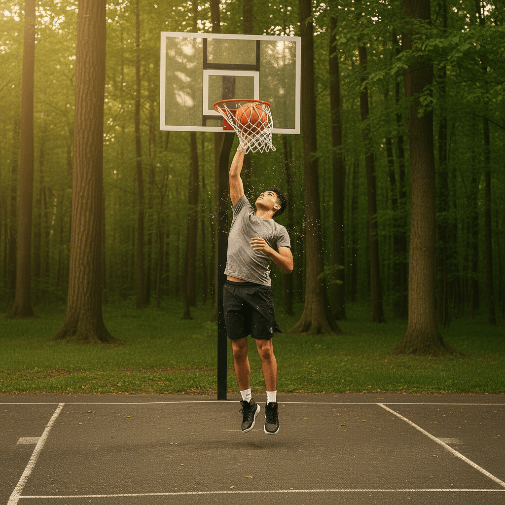NETFORCE – High-Performance Basketball Net for Outdoor Use