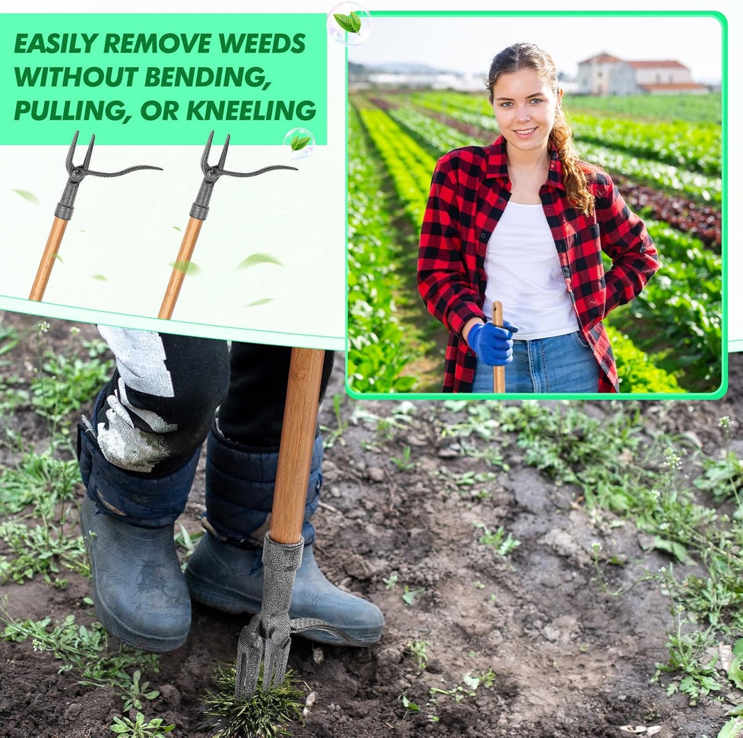 Claw weed remover - Robust garden tool