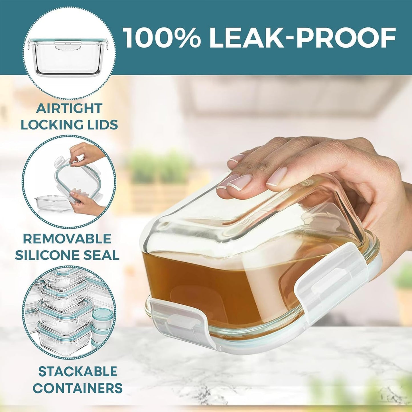 Glassicher - 35 -Teile Set Airbelly Storage Shicks-4