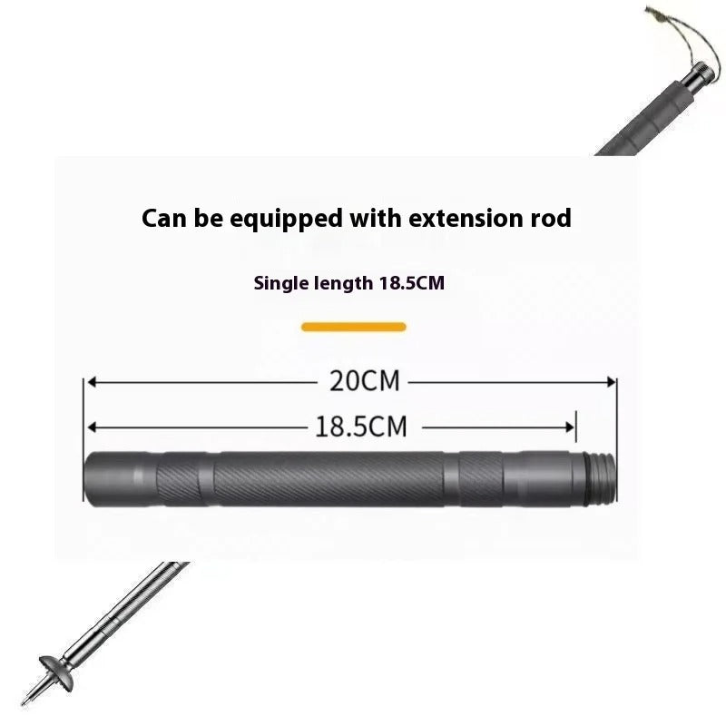 SURVIVAL TREKKER - Tactical hiking pole with multi-tool function for outdoor & emergencies