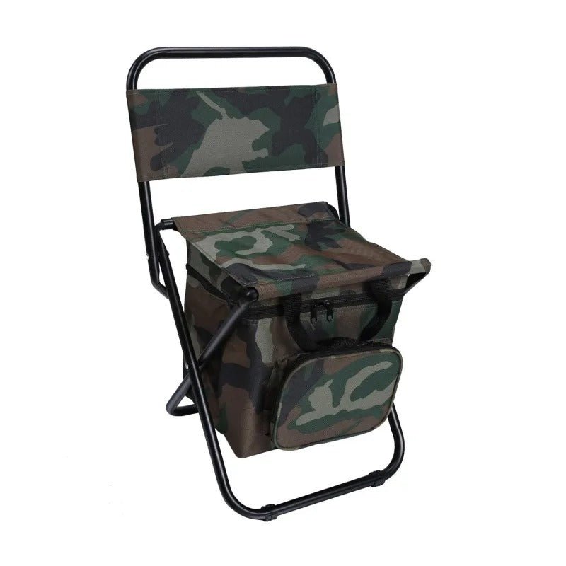 COOLCAMP CHAIR – Klappstuhl mit Rückenlehne & integrierter Kühltasche