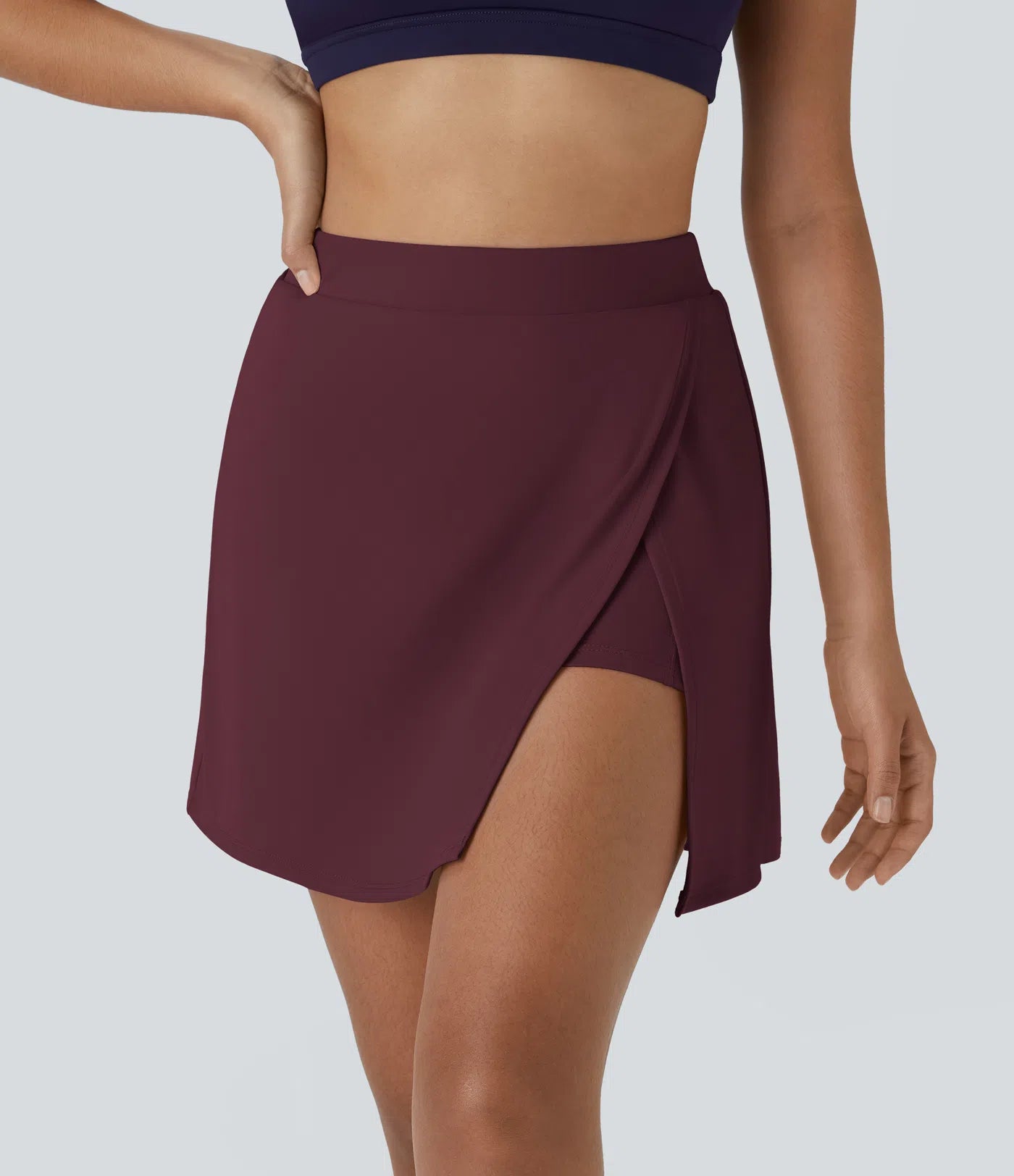 SOFTLYZERO SKIRT - Airy sports skirt with integrated shorts & flat waist