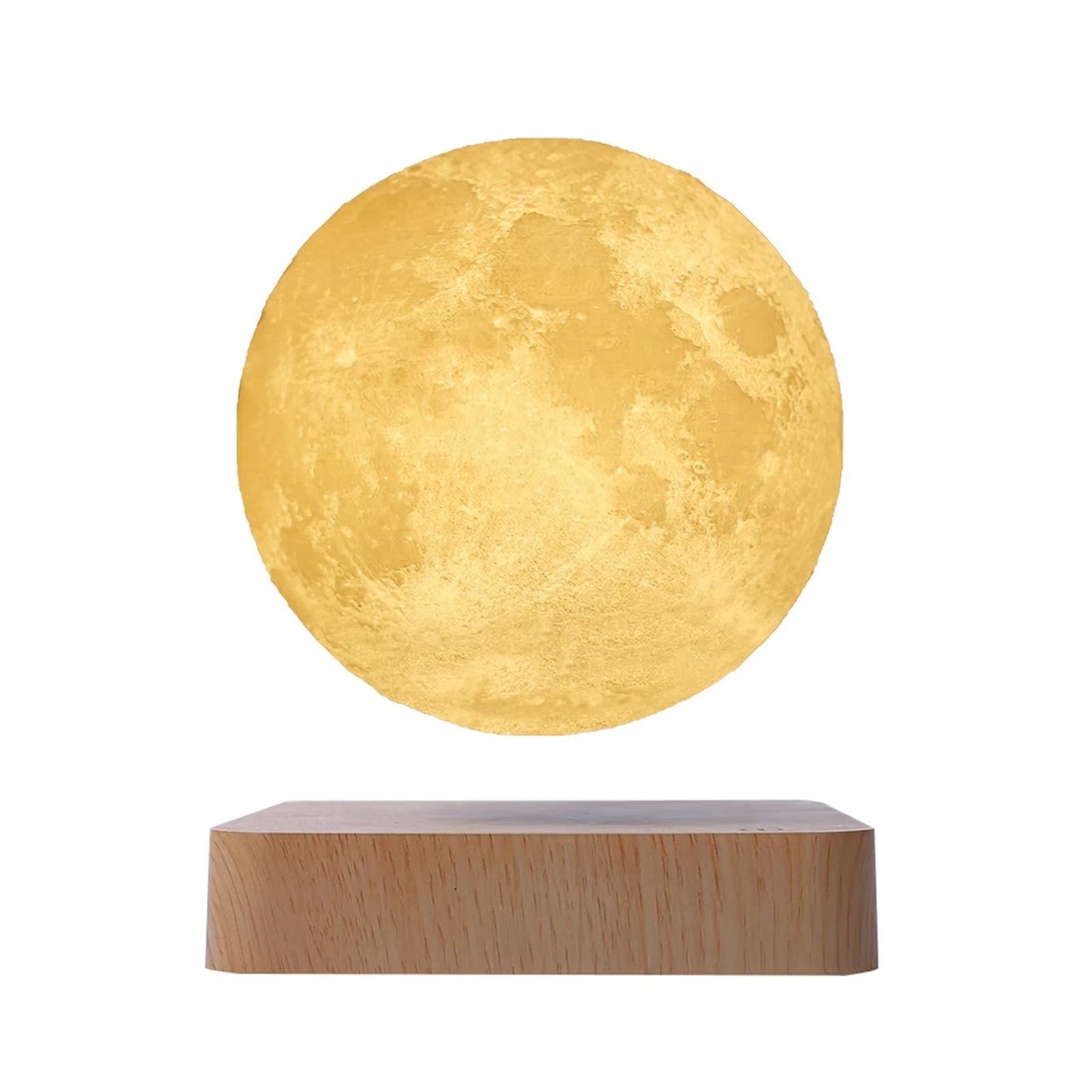 MOONFLOAT - Floating moon lamp with 3 light colours and magnetic suspension