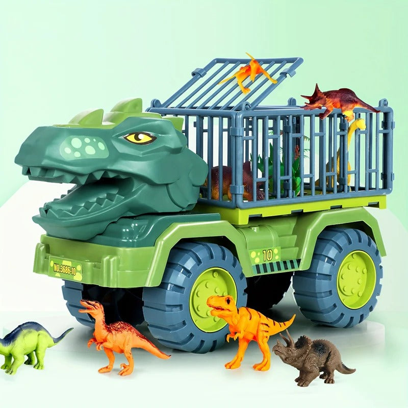 DinoTrek Exploradores – Set de aventura con dinosaurios y vehículos para exploradores