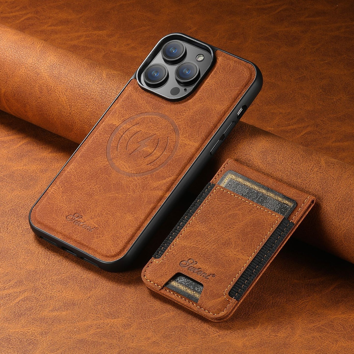 Luxleather Hülle - elegante Leder -Telefonabdeckung mit Magsafe-1