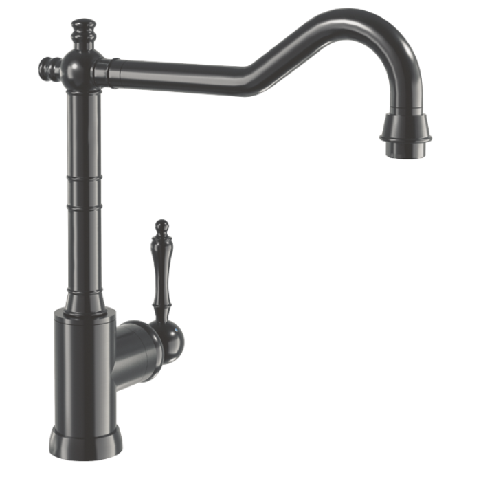 Avia 2.0 nostalgic kitchen mixer tap - Anthracite & stylish for every kitchen