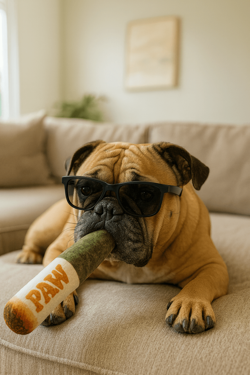 SPLIFFYPUP – Plush Joint Toy for Playful Puppies