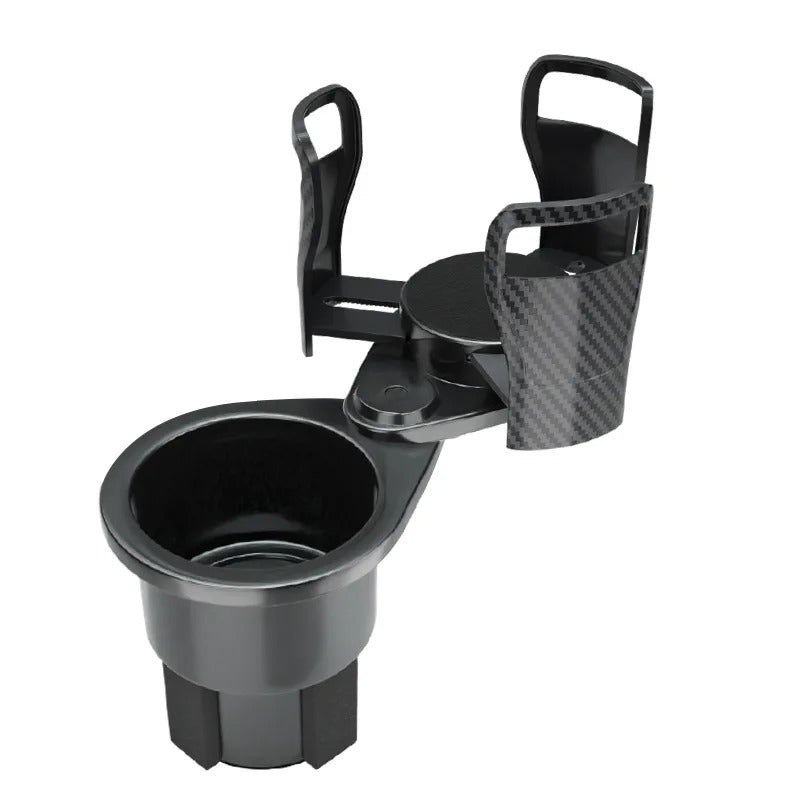 CUPSWIVEL - 360° swivelling car cup holder for double drinks