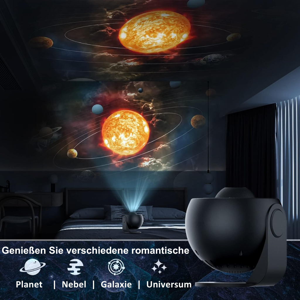 GalaxySky - HD starry sky projector with 13 galaxy discs