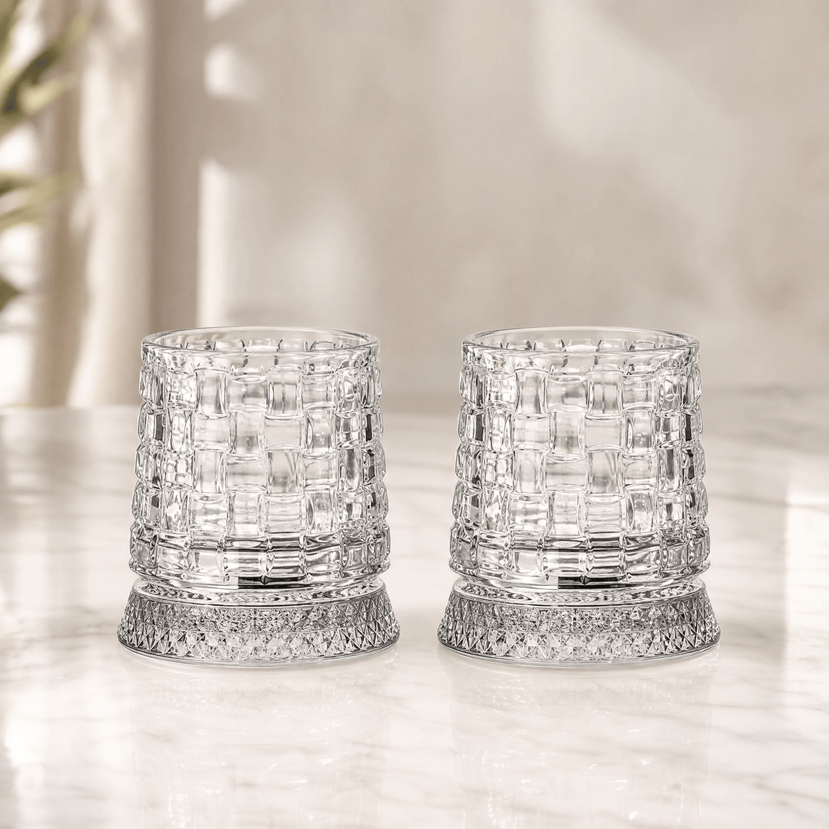 VETRANO – Verres à whisky avec base rotative à 360°
