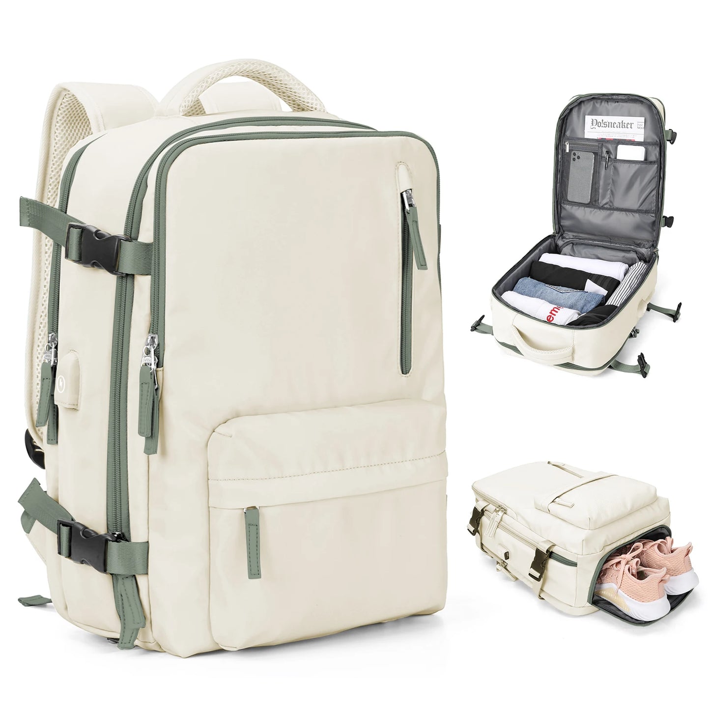 Variant image for Praktischer Rucksack für Schule und Reisen – Laptop Rucksack mit geräumigem Hauptfach und bequemen Tragegurten-9