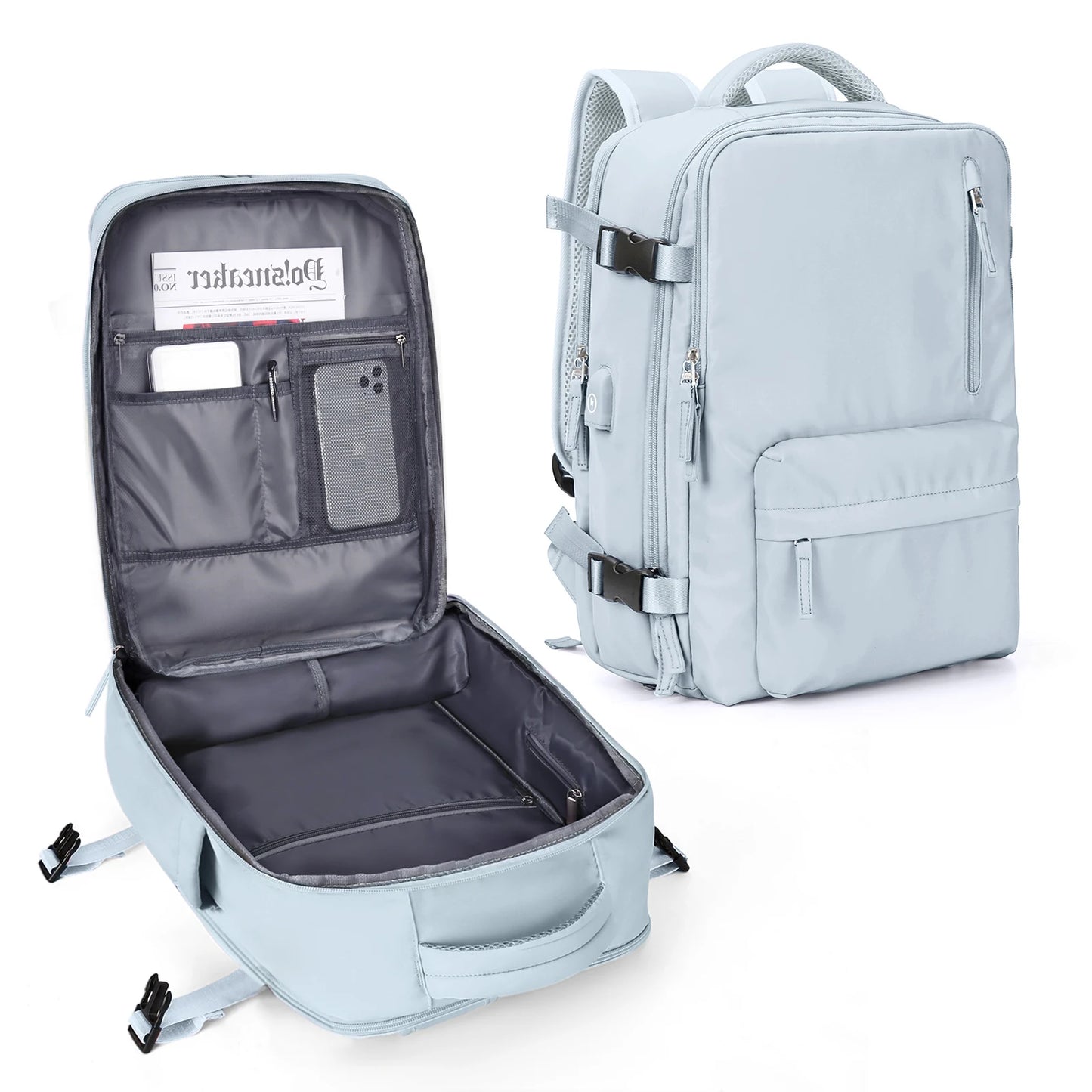 Variant image for Praktischer Rucksack für Schule und Reisen – Laptop Rucksack mit geräumigem Hauptfach und bequemen Tragegurten-5