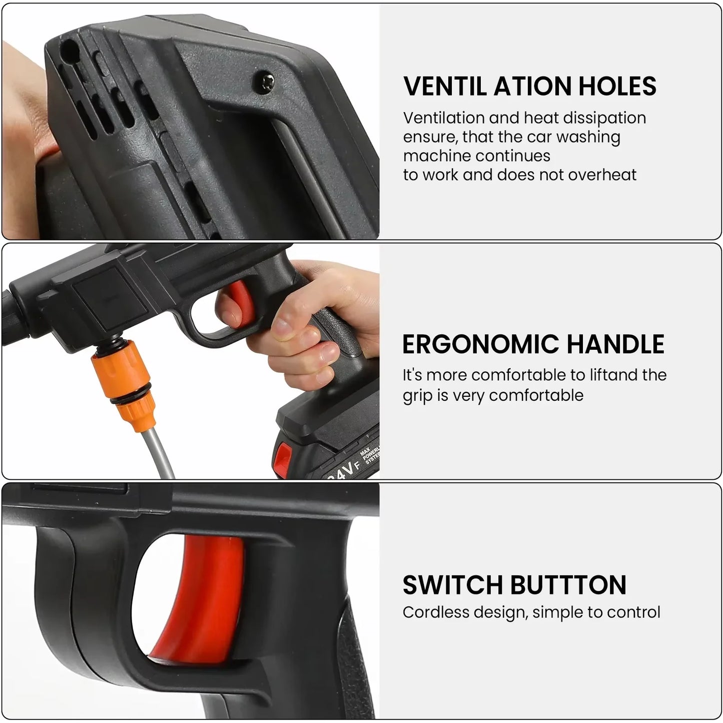 JetWash Pro 1500 - Cordless high-pressure cleaner