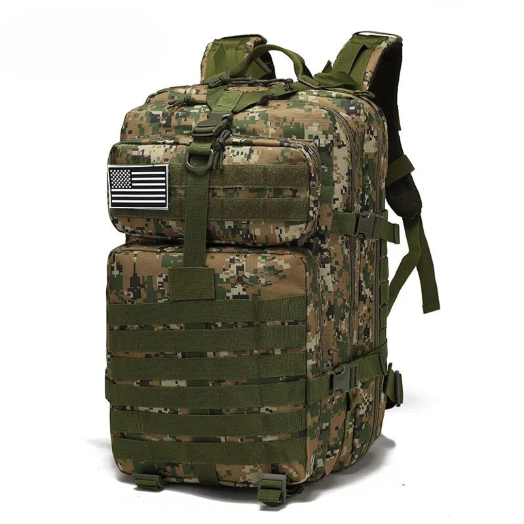 ADVENTUREPACK – Mochila táctica impermeable de 50 L de volumen para viajes y aventuras al aire libre