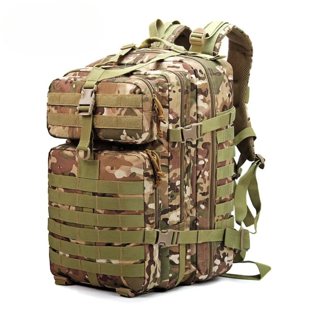 ADVENTUREPACK – Mochila táctica impermeable de 50 L de volumen para viajes y aventuras al aire libre