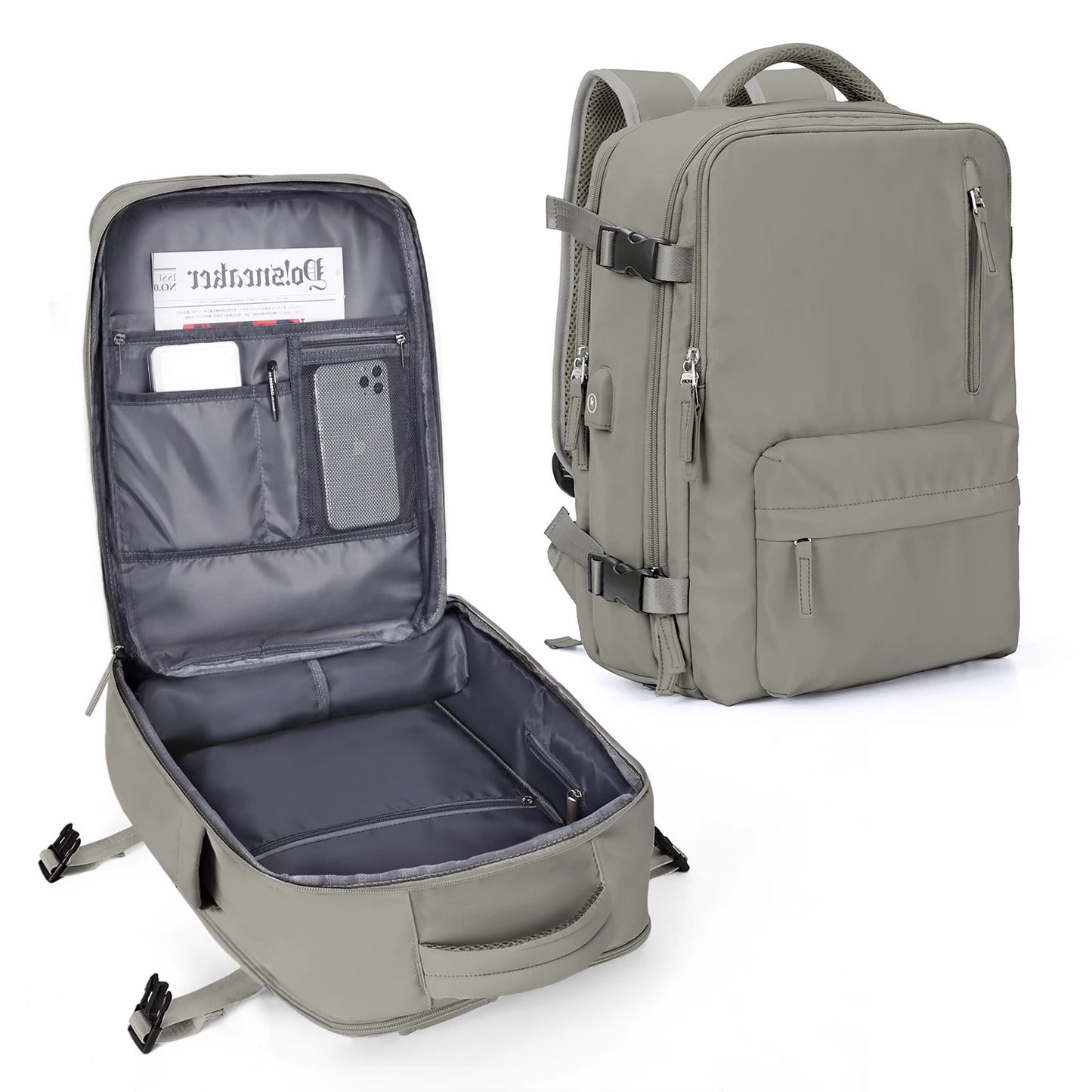 Variant image for Praktischer Rucksack für Schule und Reisen – Laptop Rucksack mit geräumigem Hauptfach und bequemen Tragegurten-2