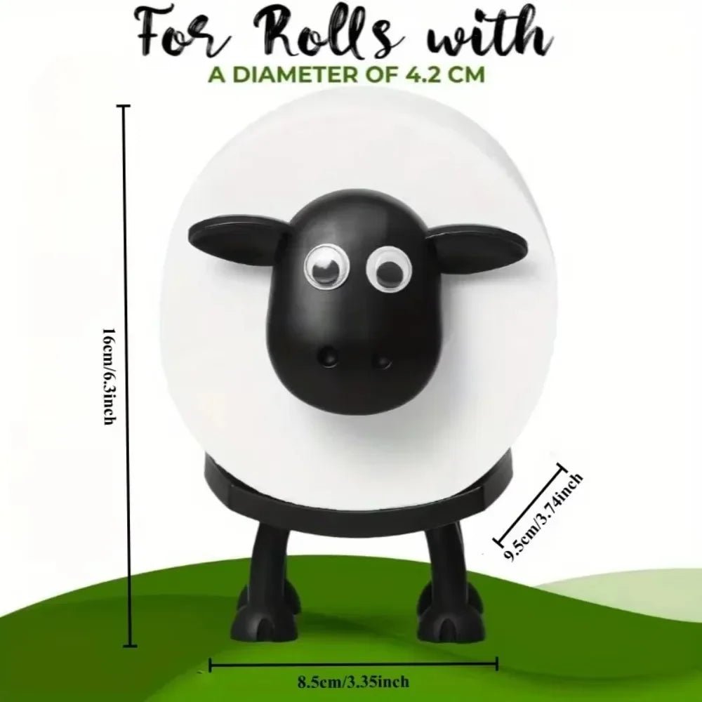 BADEWOLLE – Cute Sheep Toilet Paper Holder for Playful Bathrooms