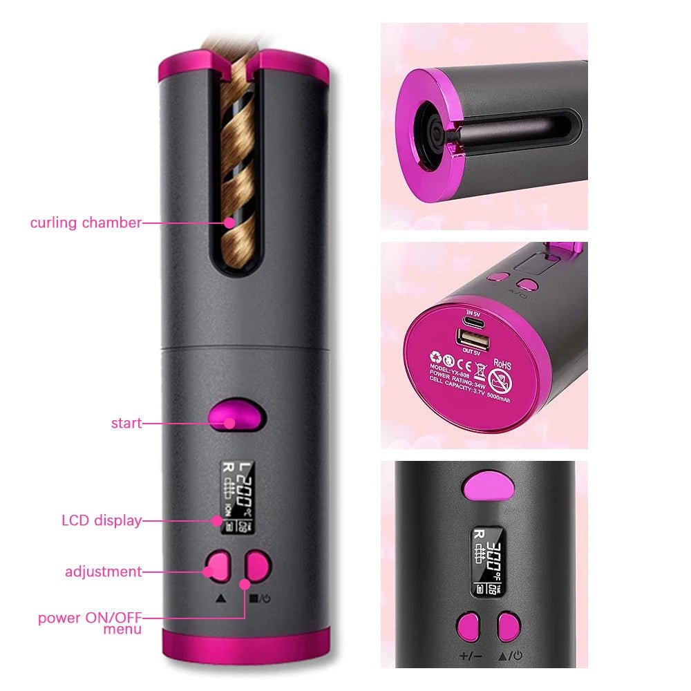 CURLNOVA – Cordless Curling Styler with Ceramic Technology