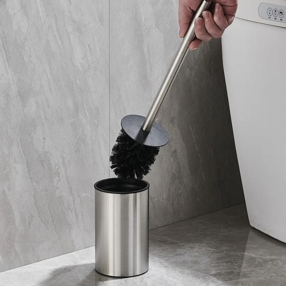 AeroClean - Stand-Toilettenbürstengarnitur aus Edelstahl mit Modernem Design 6