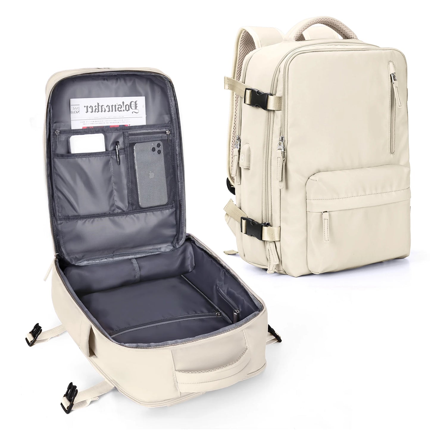 Variant image for Praktischer Rucksack für Schule und Reisen – Laptop Rucksack mit geräumigem Hauptfach und bequemen Tragegurten-7