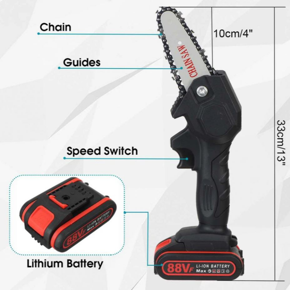 CHAINCUT PRO - Electric cordless chainsaw for fast & efficient work