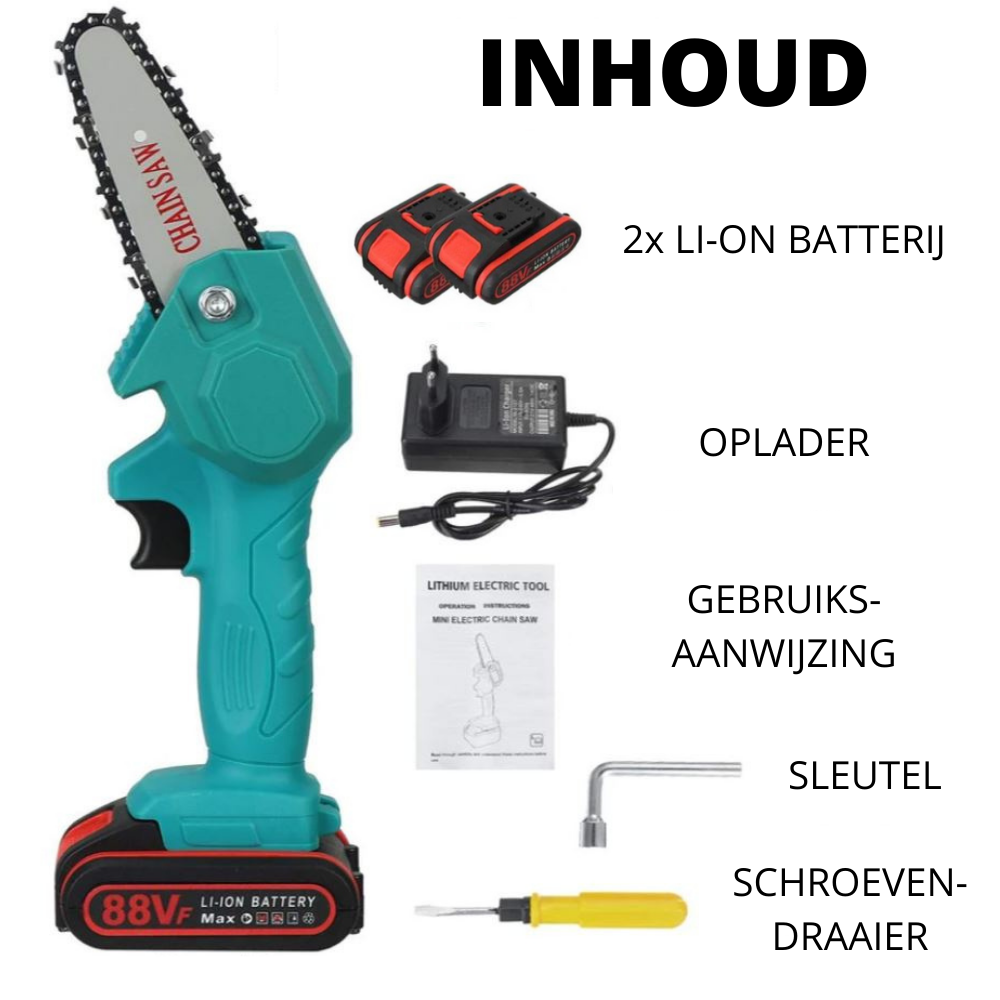 CHAINCUT PRO - Electric cordless chainsaw for fast & efficient work